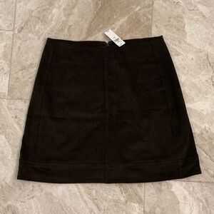 NWT Banana Republic Dark Brown Mini Skirt